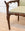 19th C. Carved Walnut Cattail Settee covered in Green Linen