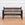 Early 20th C. Elm Bench with Carved Verse in Relief