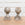 Pair of 18th C. Italian Carved Travertine Ball Finials