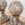 Pair of 18th C. Italian Carved Travertine Ball Finials