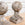 Pair of 18th C. Italian Carved Travertine Ball Finials