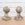 Pair of 18th C. Italian Carved Travertine Ball Finials