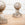 Pair of 18th C. Italian Carved Travertine Ball Finials