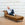 19th C. English Tufted Leather Chaise Lounge on Casters