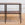 Vintage RT Facts Tapered Two Tiered Console with Patchwork Leather