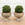 Three Pairs of Round Cast Stone Urn-Form Planters, Per Pair