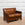 Vintage French Leather Loveseat with Rivet Detail