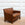 Vintage French Leather Loveseat with Rivet Detail