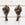 Pair of Antique Painted Tole Candle Sconces