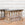 Two Antique Painted Balustrade Console Tables with Soapstone Tops, Each