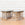 Two Antique Painted Balustrade Console Tables with Soapstone Tops, Each