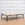 In Stock Suspension Coffee Table with Mondrian Patchwork Linen Top