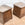 Pair of Vintage Wood Tapered Box Pedestals or Side Tables (sold)