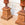 Pair of Vintage Cast Iron Urns with Pedestals