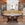 Grand Scale 19th C. Anglo Indian Walnut Dining or Center Table with Marble Top (SOLD)