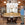 Grand Scale 19th C. Anglo Indian Walnut Dining or Center Table with Marble Top (SOLD)