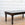 Ebonized Library Table with Painted Flora Motif
