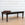 Ebonized Library Table with Painted Flora Motif