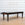 Ebonized Library Table with Painted Flora Motif