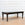 Ebonized Library Table with Painted Flora Motif