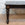 Ebonized Library Table with Painted Flora Motif