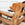 Pair of Heavy French Brutalist Oak Armchairs Chairs with Cowhide-Covered Cushions , Circa 1960