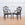 Pair of Period George III Painted Shield-Back Armchairs