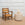 Linen Wrapped Drum Table