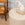Linen Wrapped Drum Table