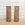 Pair of Rustic Weathered Pedestals with Iron Bands