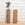 Pair of Rustic Weathered Pedestals with Iron Bands