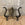 Demilune Zinc Top Console Table