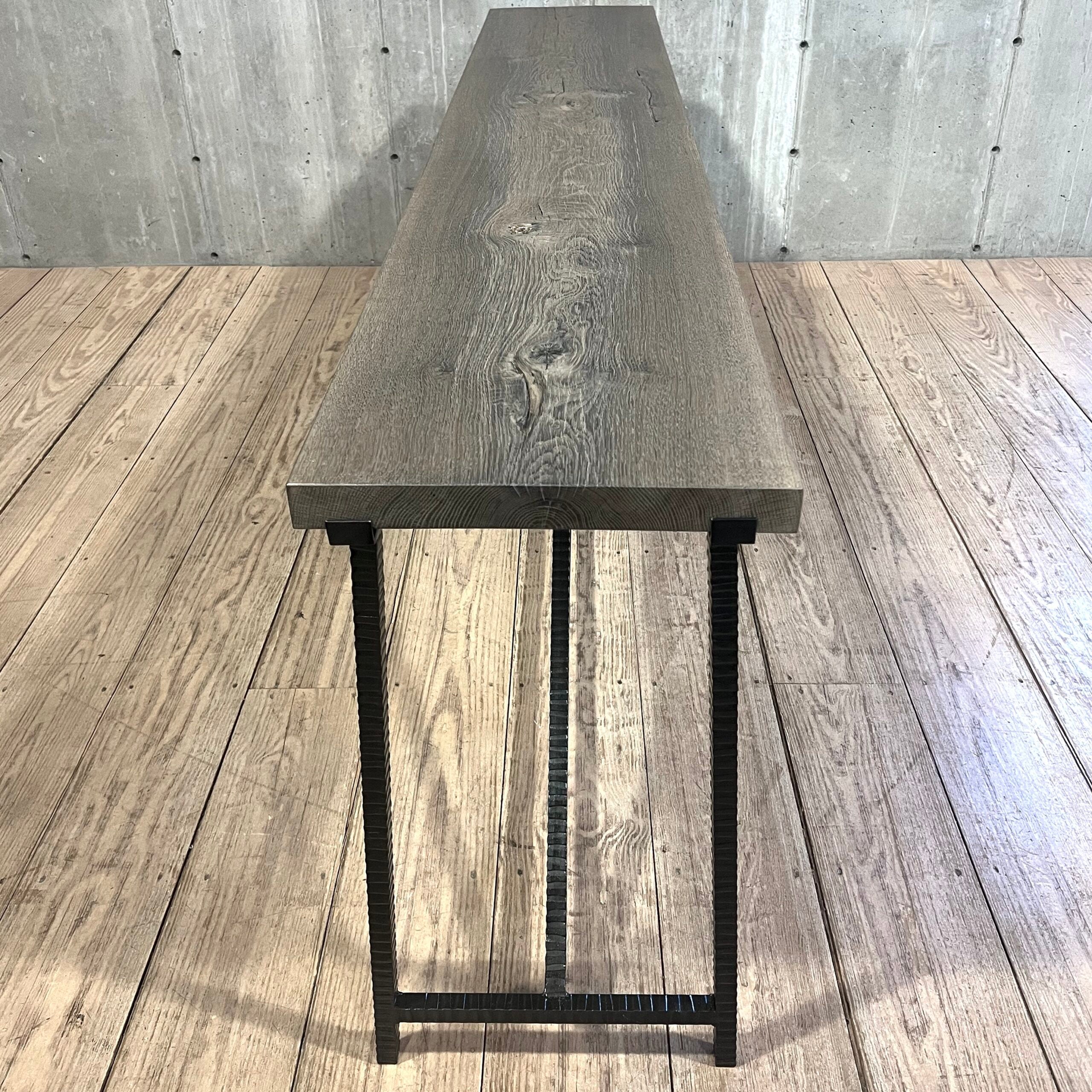 In Stock Runway Console with Oak Top, 96