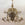 Two 19th Century Monumental William & Mary Style Spun Brass Chandelier, each