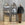 Two Antique Iron Gothic Arch Window Mirrors Priced Each