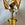 Pair of Tall Mid Century Brushed Brass Table Lamps