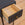 In Stock Painted Nightstand with Tapered Iron Legs
