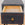 In Stock Painted Nightstand with Tapered Iron Legs
