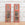 Two Architectural Painted Mirrors with Flower Cutouts, each