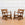 Pair of Dittman & Co Brutalist Oak Lounge Chairs, Circa 1970