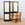 Two-Sided Ebonized Screen with Parchment Panels