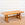 1940s French Solid Oak Trestle Dining Table with Slab Top