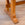 1940s French Solid Oak Trestle Dining Table with Slab Top