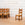 Set of Twelve 1950s Belgian Oak and Rush Dining Chairs with Acorn finials