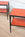 In Stock Tapered Two Tiered Side Table(s) with Leather Top and Shelf