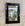 Rectangular Mirror with Ebonized Frame and Distressed Glass