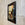 Rectangular Mirror with Ebonized Frame and Distressed Glass