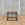Textured Cube Stool with Floating Striped Leather Seat