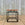 Textured Cube Stool with Floating Striped Leather Seat