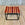 Textured Cube Stool with Floating Striped Leather Seat